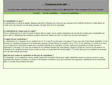 Tablet Screenshot of candauliste.net